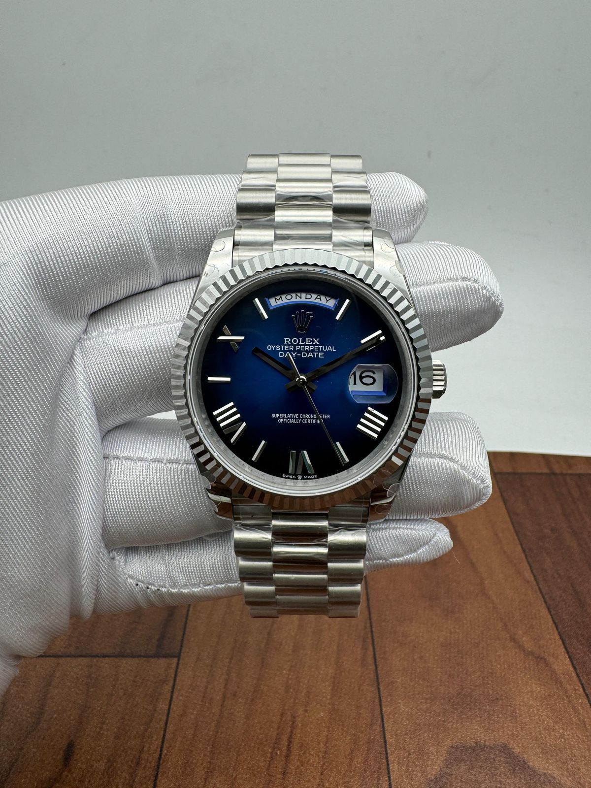 Rolex Day-Date blue ombre oys