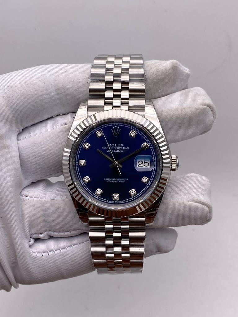 Rolex Datejust 41 Blue Diamond Dial