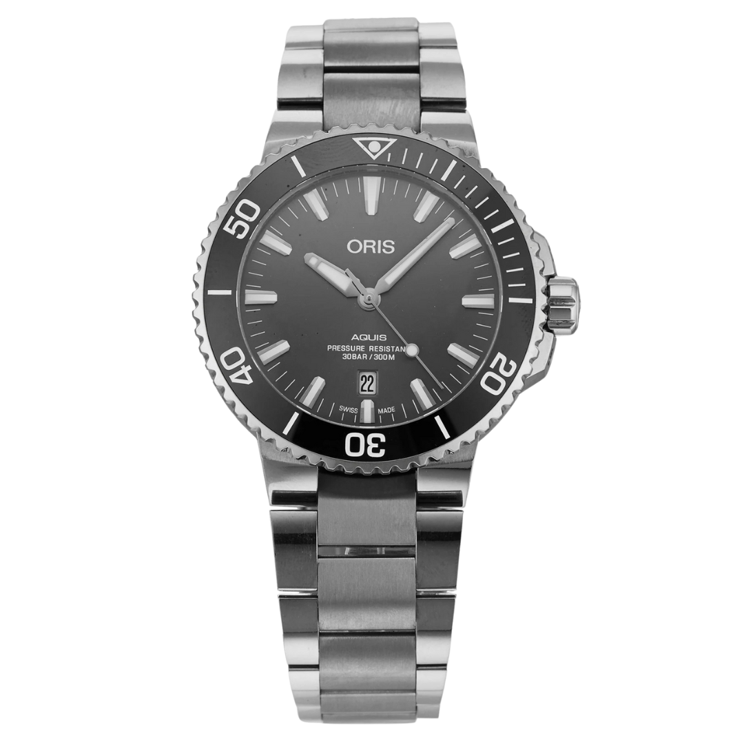 Oris Aquis Titanium Date 01 733 7730 7153-07 8 24 15PEB