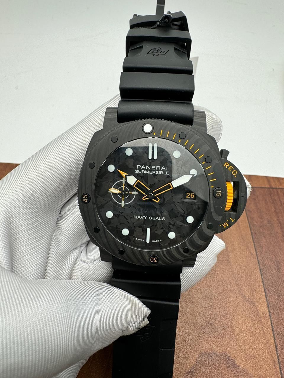 PAM1324 Submersible GMT Carbotech™ Navy Seals 44mm