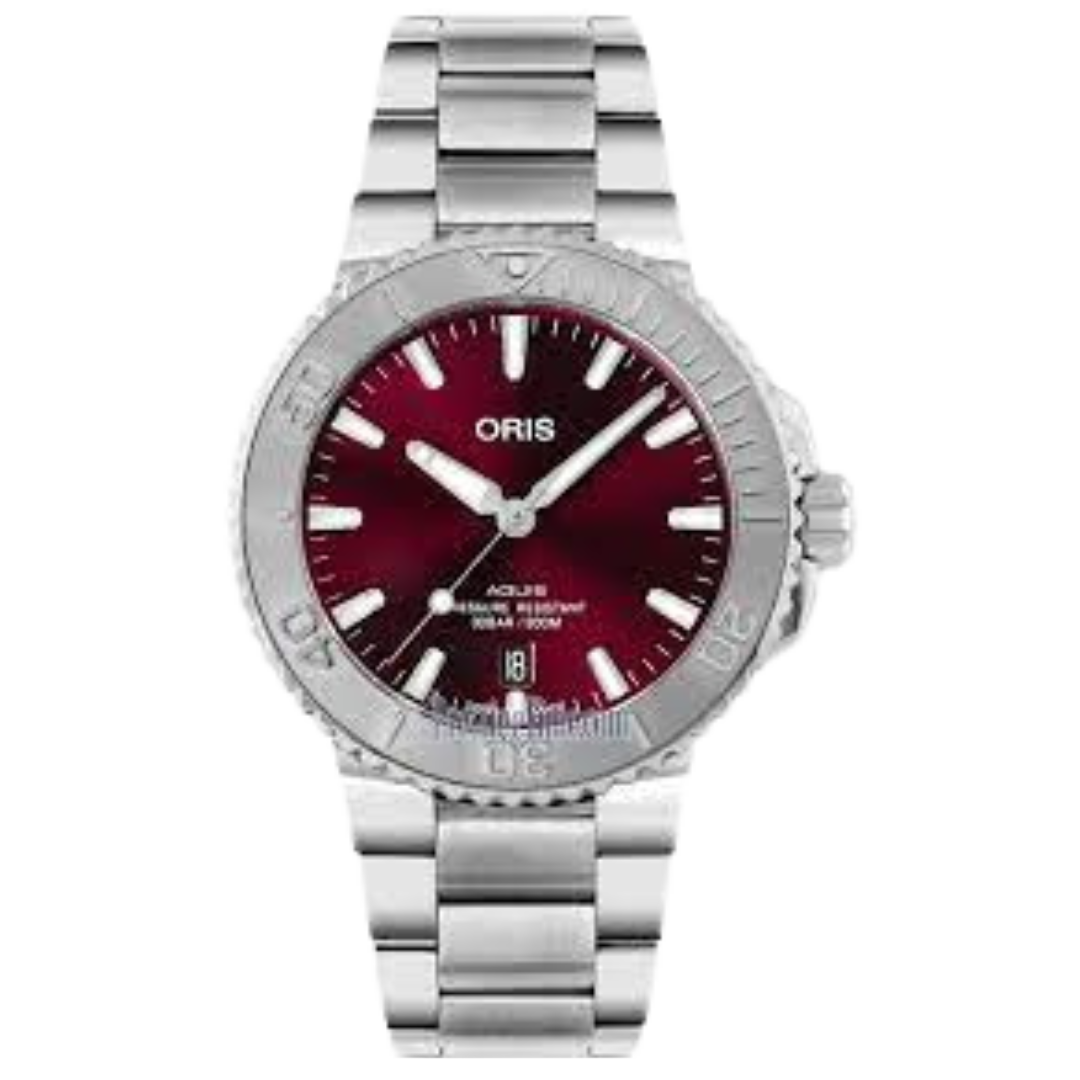 ORIS Men Aquis Date Relief - 01 733 7766 4158-07 8 22 05PEB