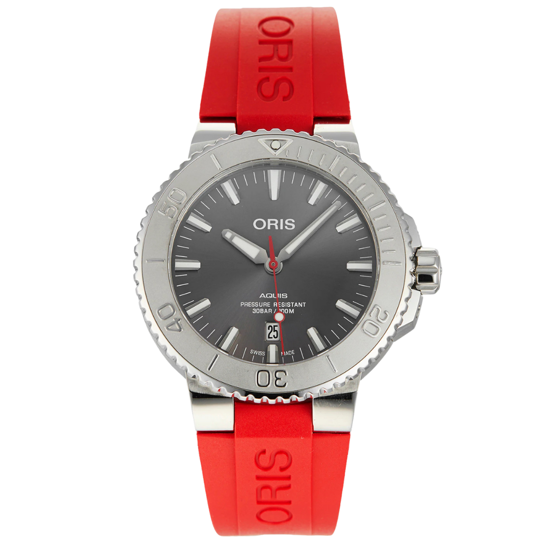 Oris Aquis Date Relief Mens Watch 01 733 7730 4153-07 4 24 66EB