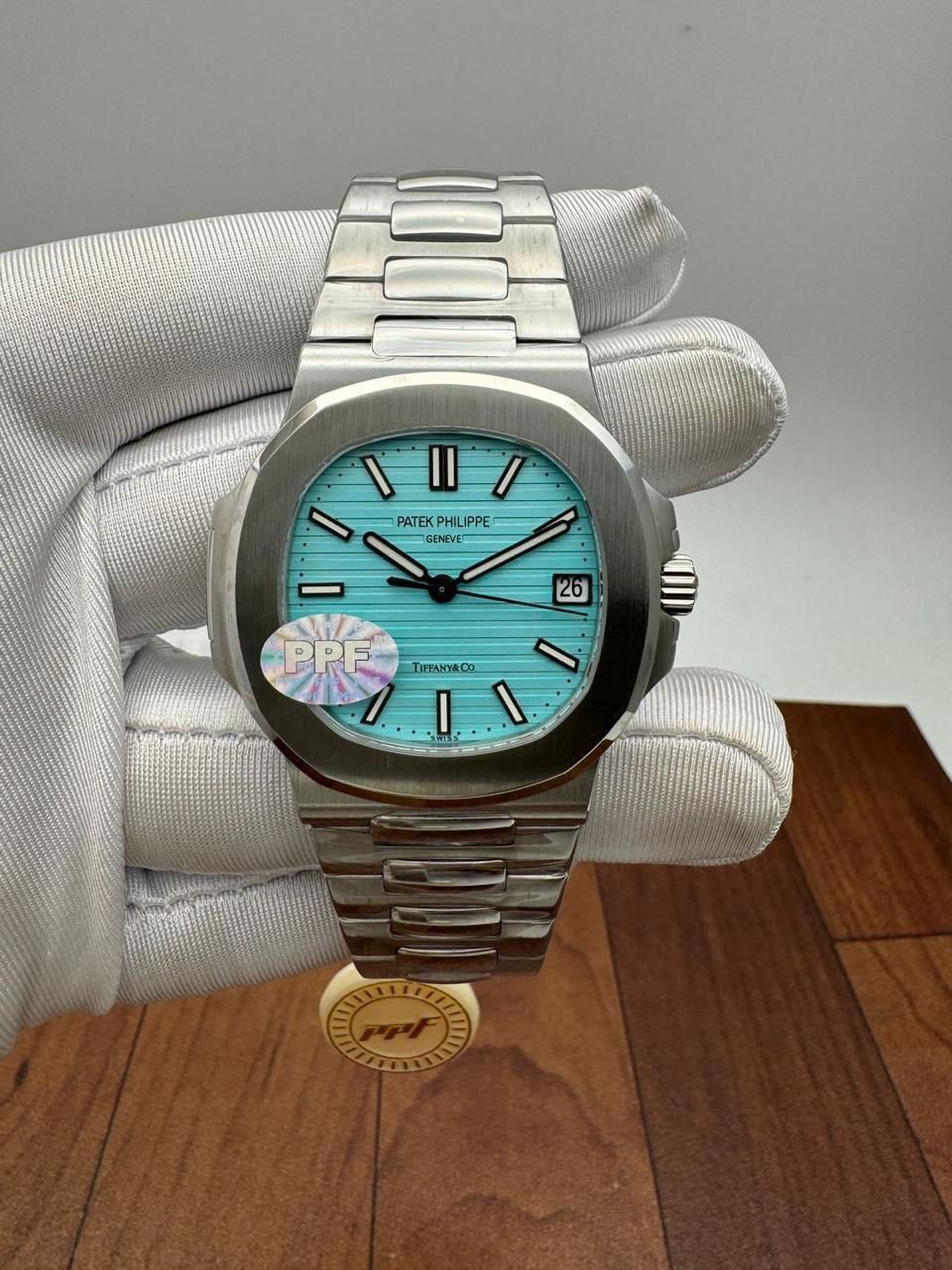 Patek Philippe Nautilus Tiffany & Co Blue Dial Watch