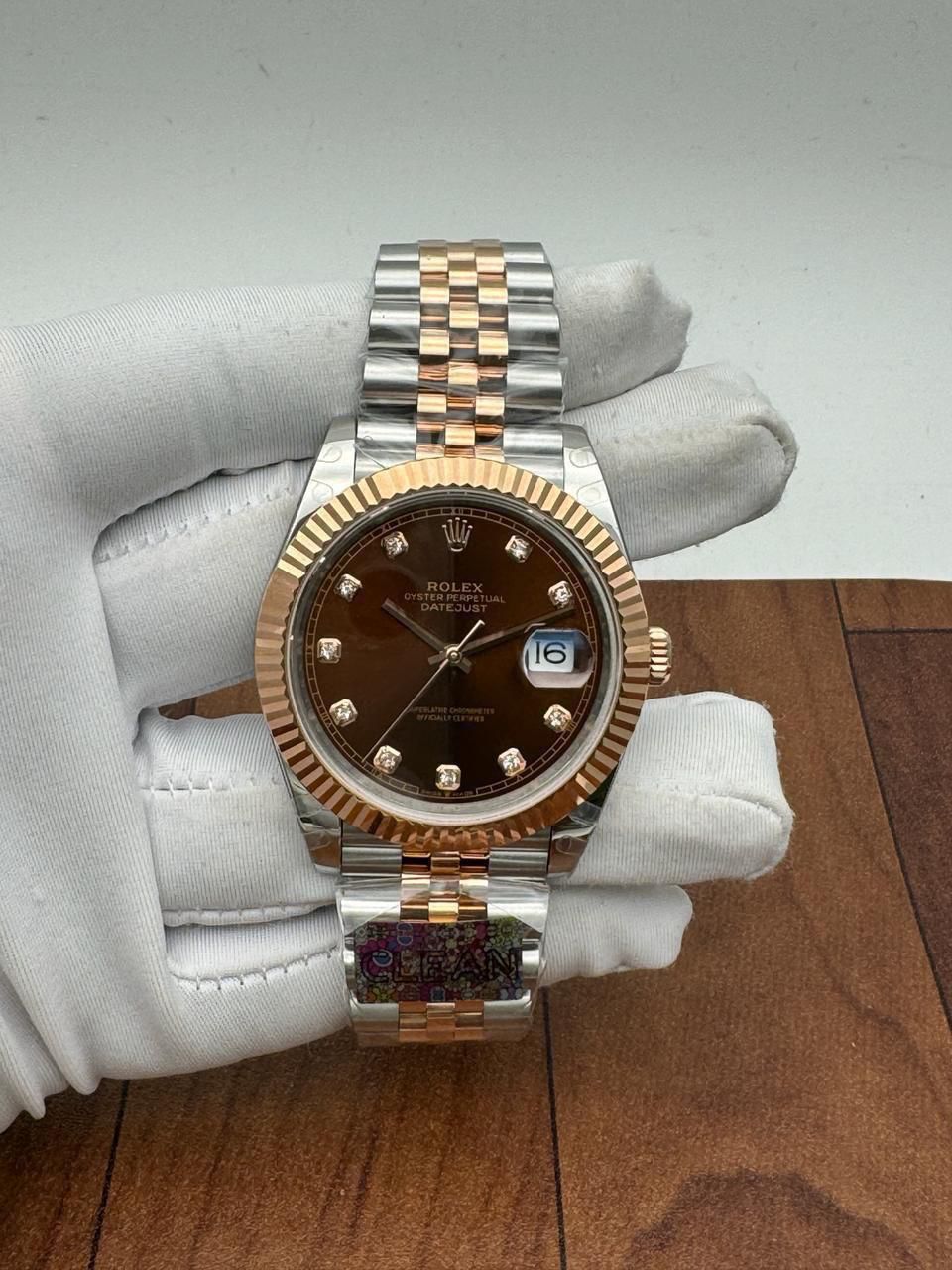 Rolex DateJust Rose Gold Diamond 126331