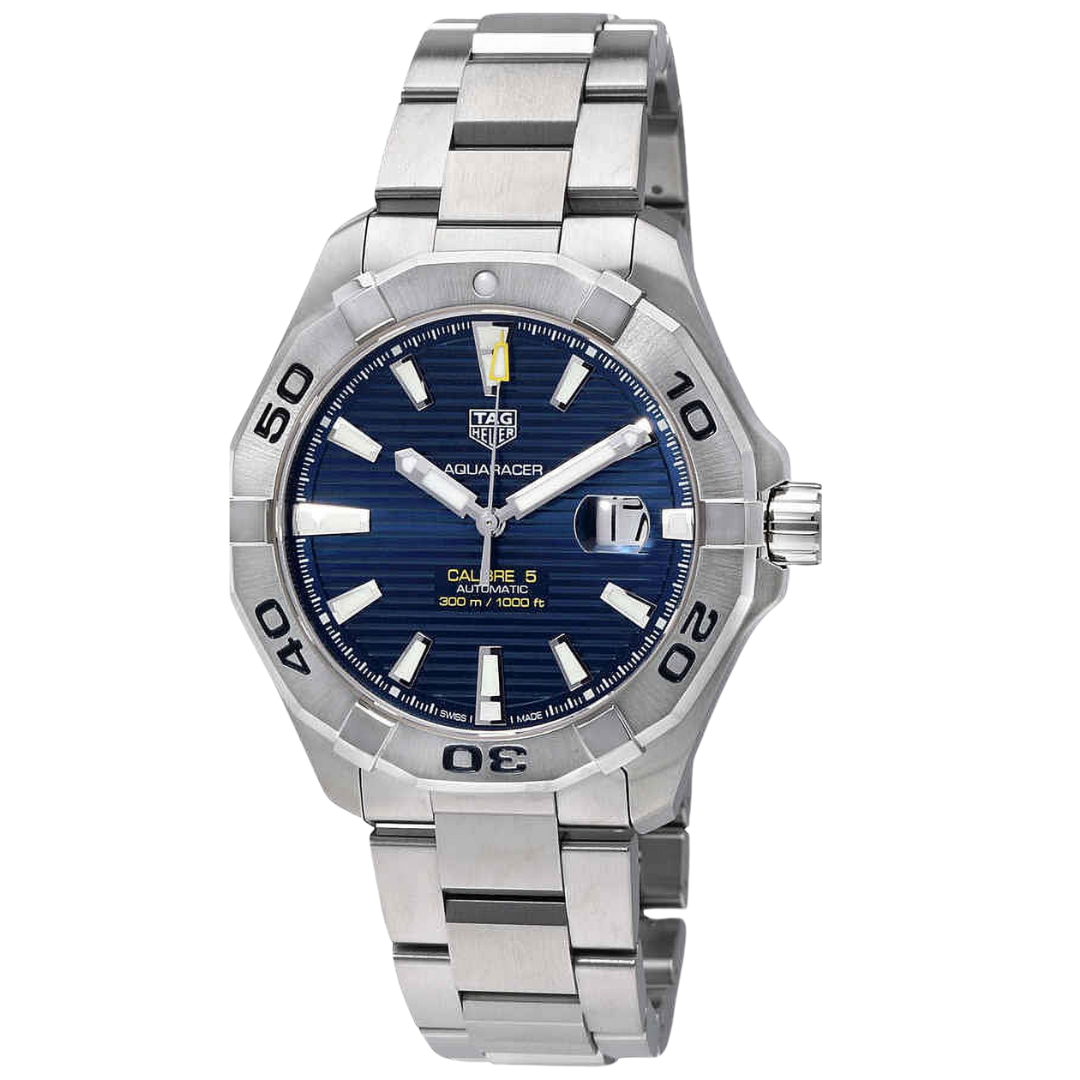Tag Heuer Aquaracer Automatic Mens Watch with Blue Dial