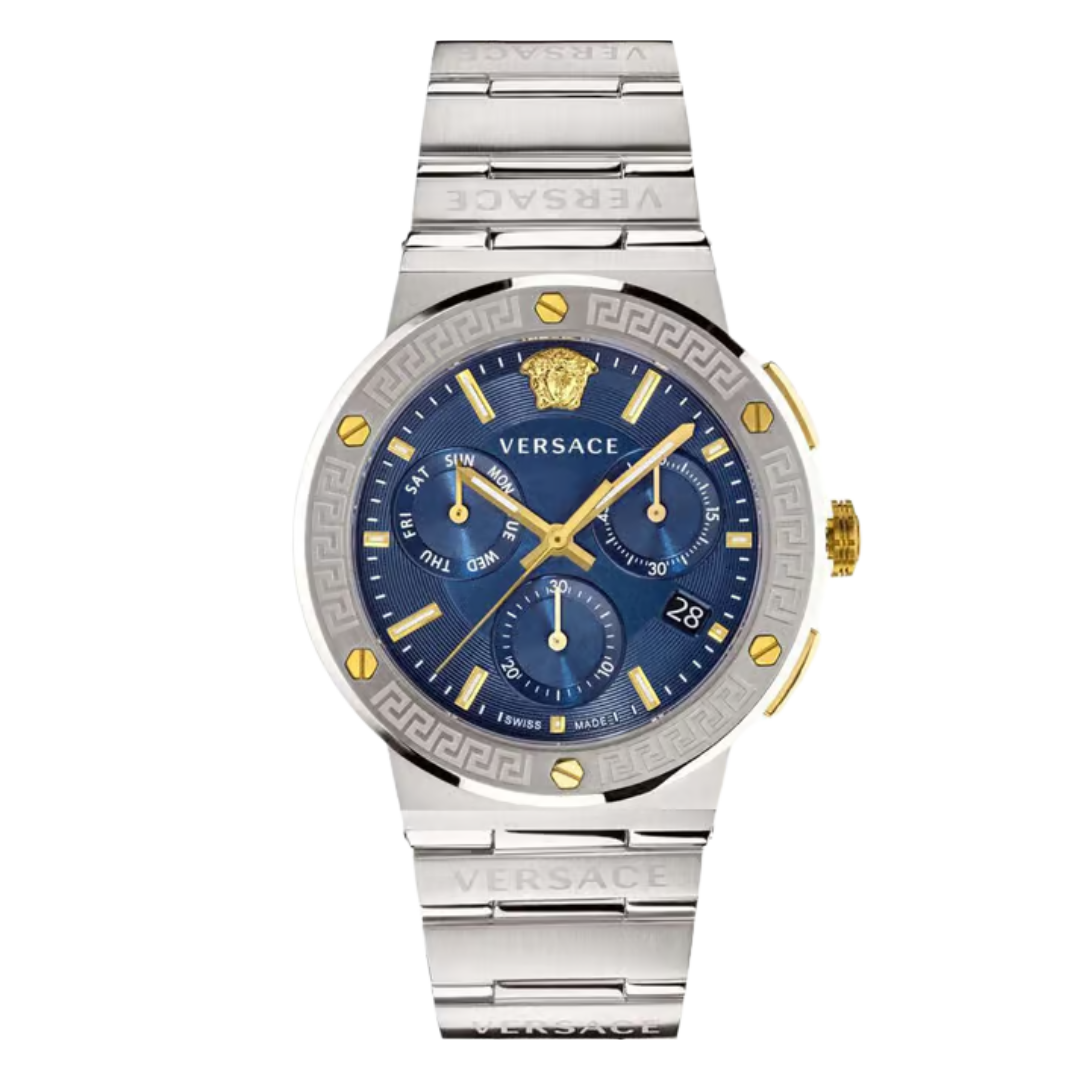 Versace VEZ900221 Greca Logo Chronograph Watch for Men