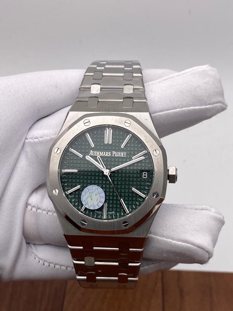 Audemars Piguet Royal Oak Selfwinding 41 mm Stainless Steel Green Dial