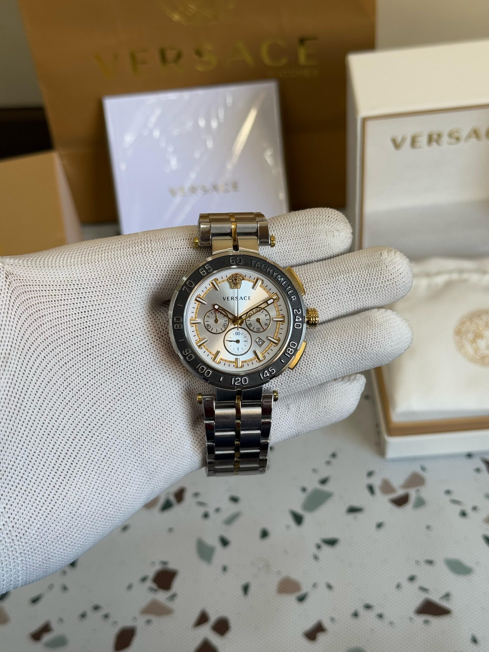Versace VEPM00520 Greca-Chrono Watch for Men
