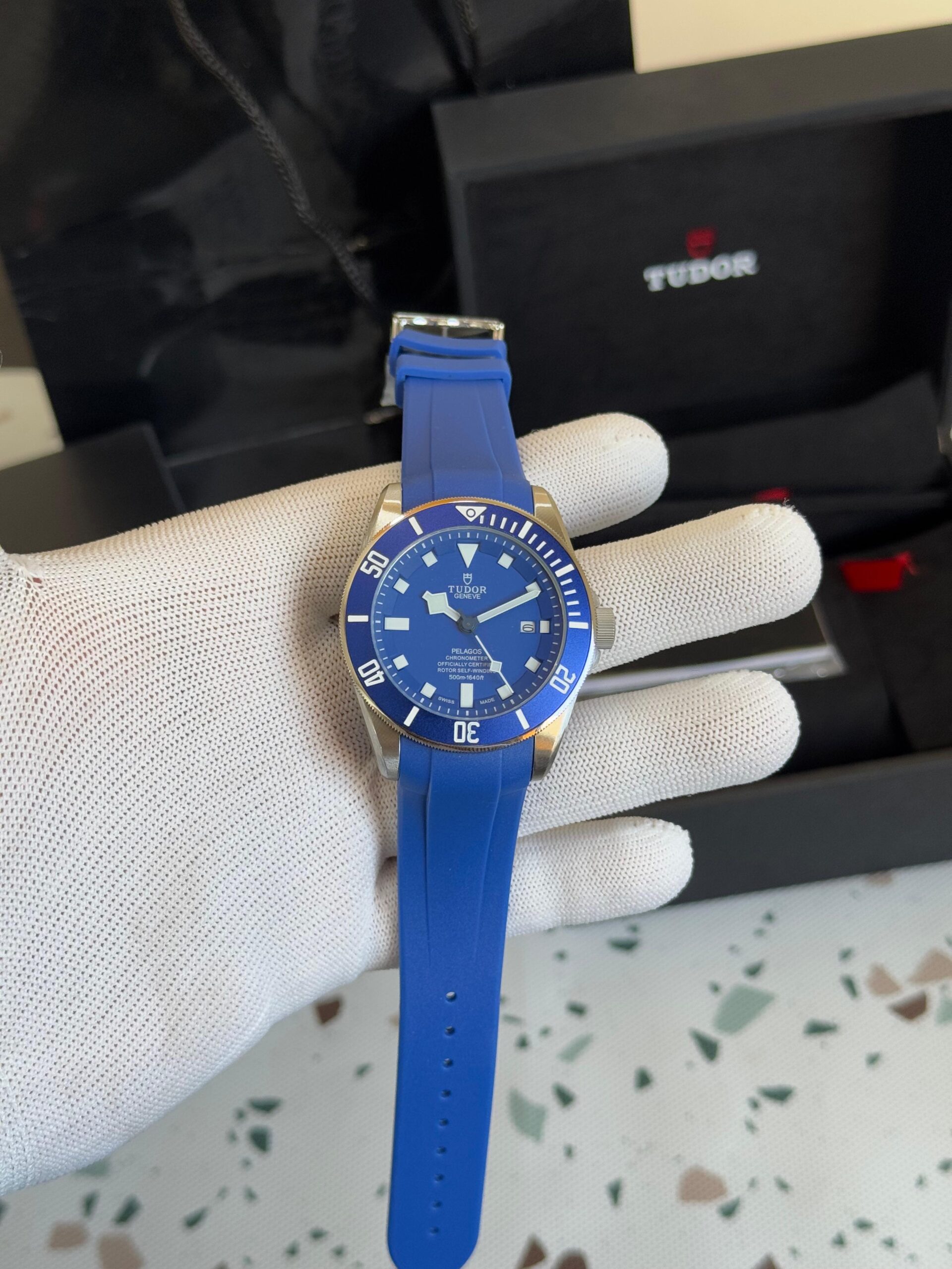 Tudor Bay Pelagos Blue Auto