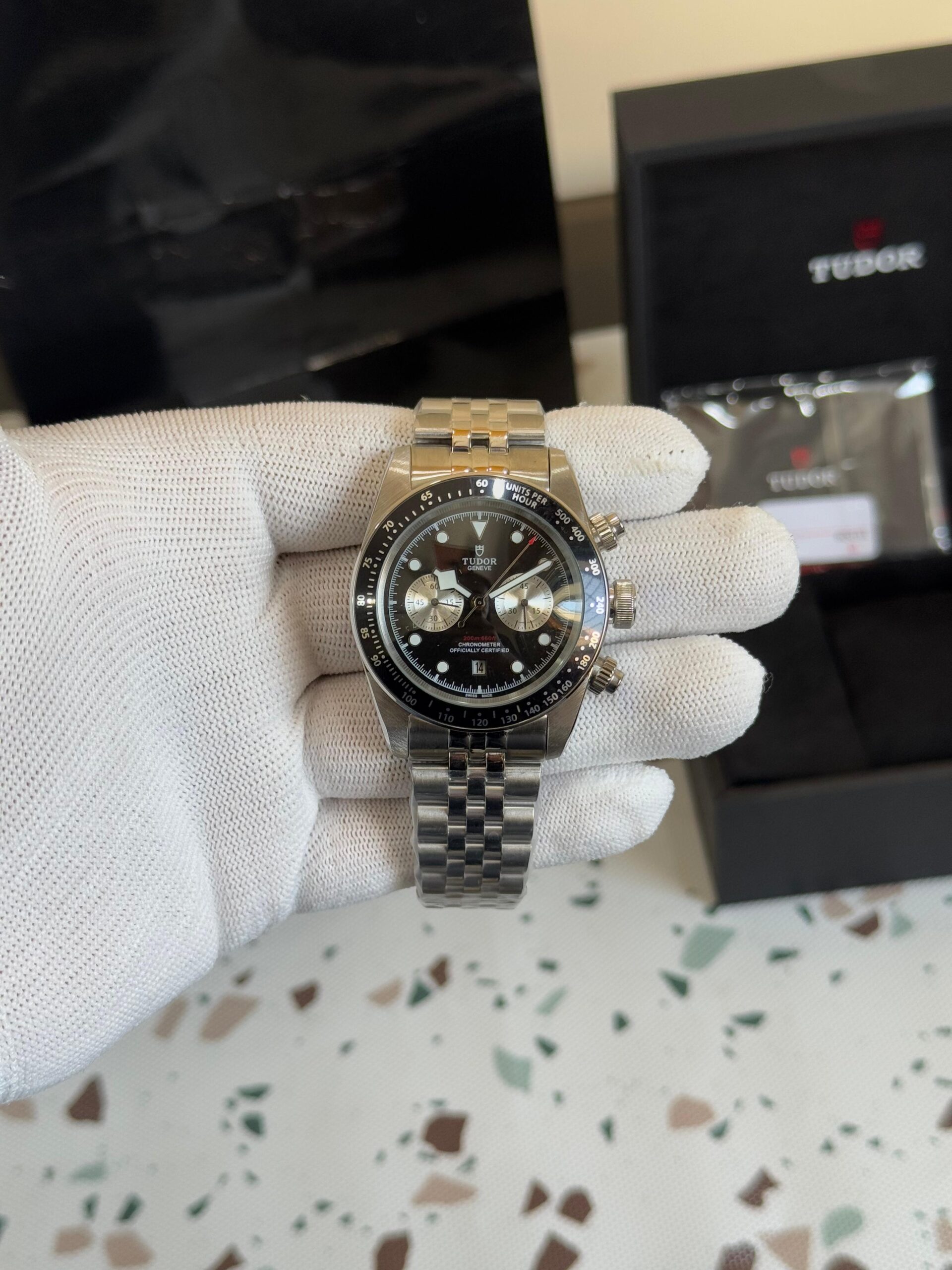 Tudor Black Bay Chrono Dial Reverse Panda Jubilee