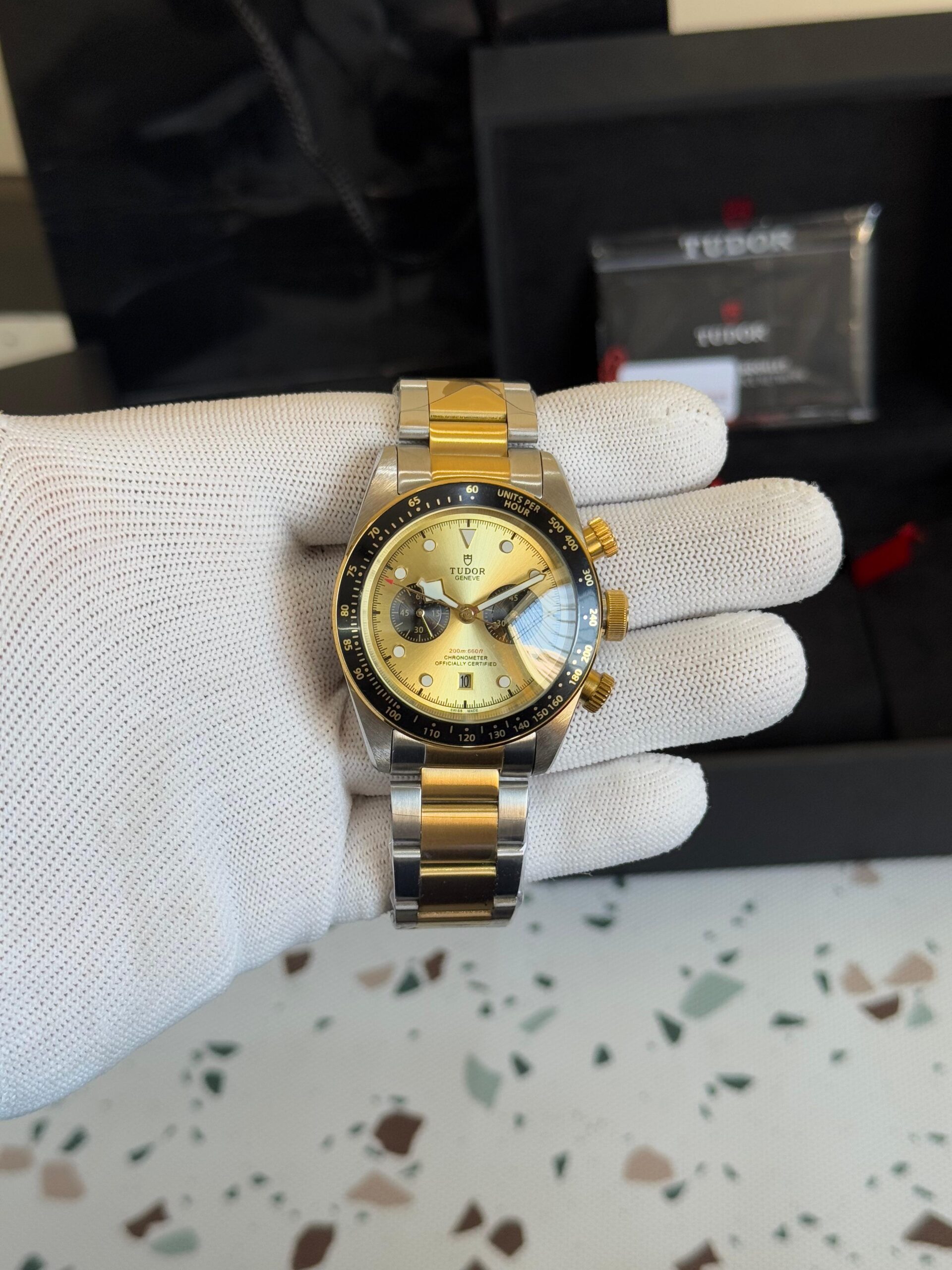 TUDOR Black Bay Chrono S&G - 41 mm, Steel