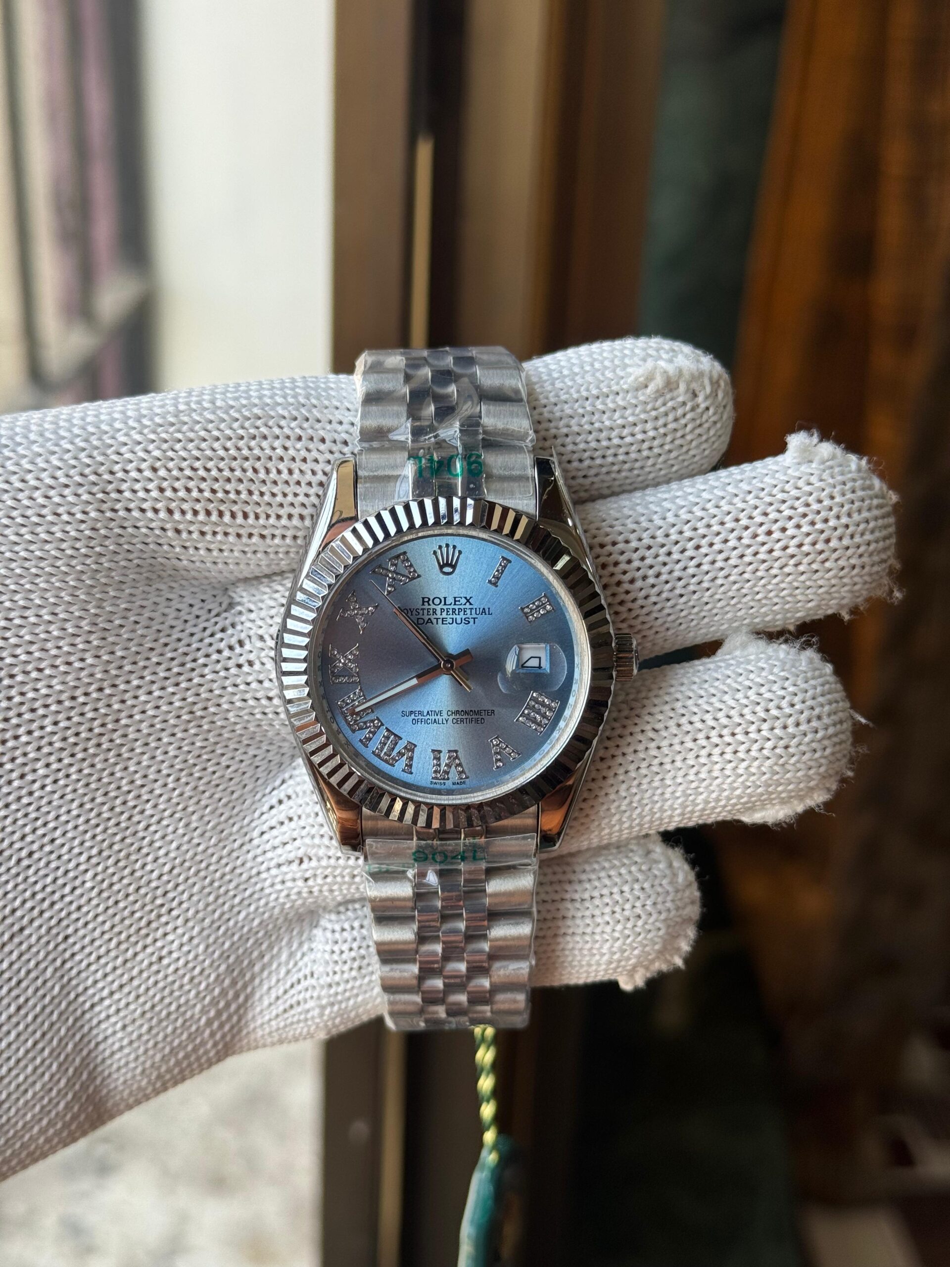 Datejust 31 Oyster, 31 mm, Oystersteel and white gold Reference 278274